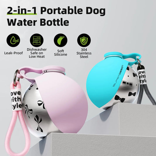 HydraPaw™ | 2-in-1 Dog Water Bottle